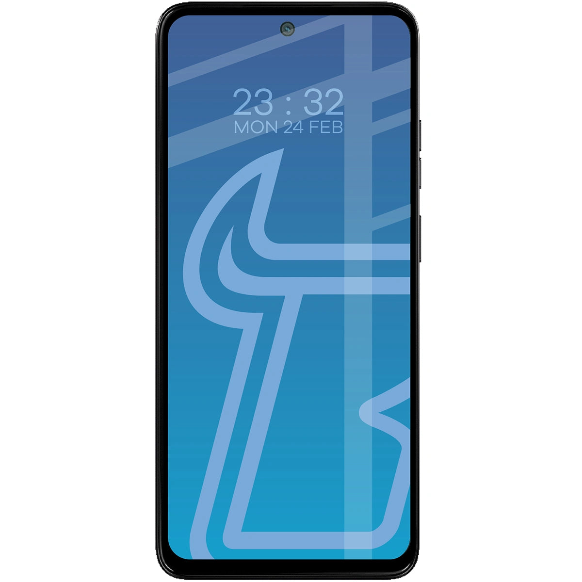 Gehärtetes Glas für Motorola Moto G56/G17/G17 Power/G15/G15 Power/G05/E15, Bizon Glass Edge, Schwarzer Rahmen