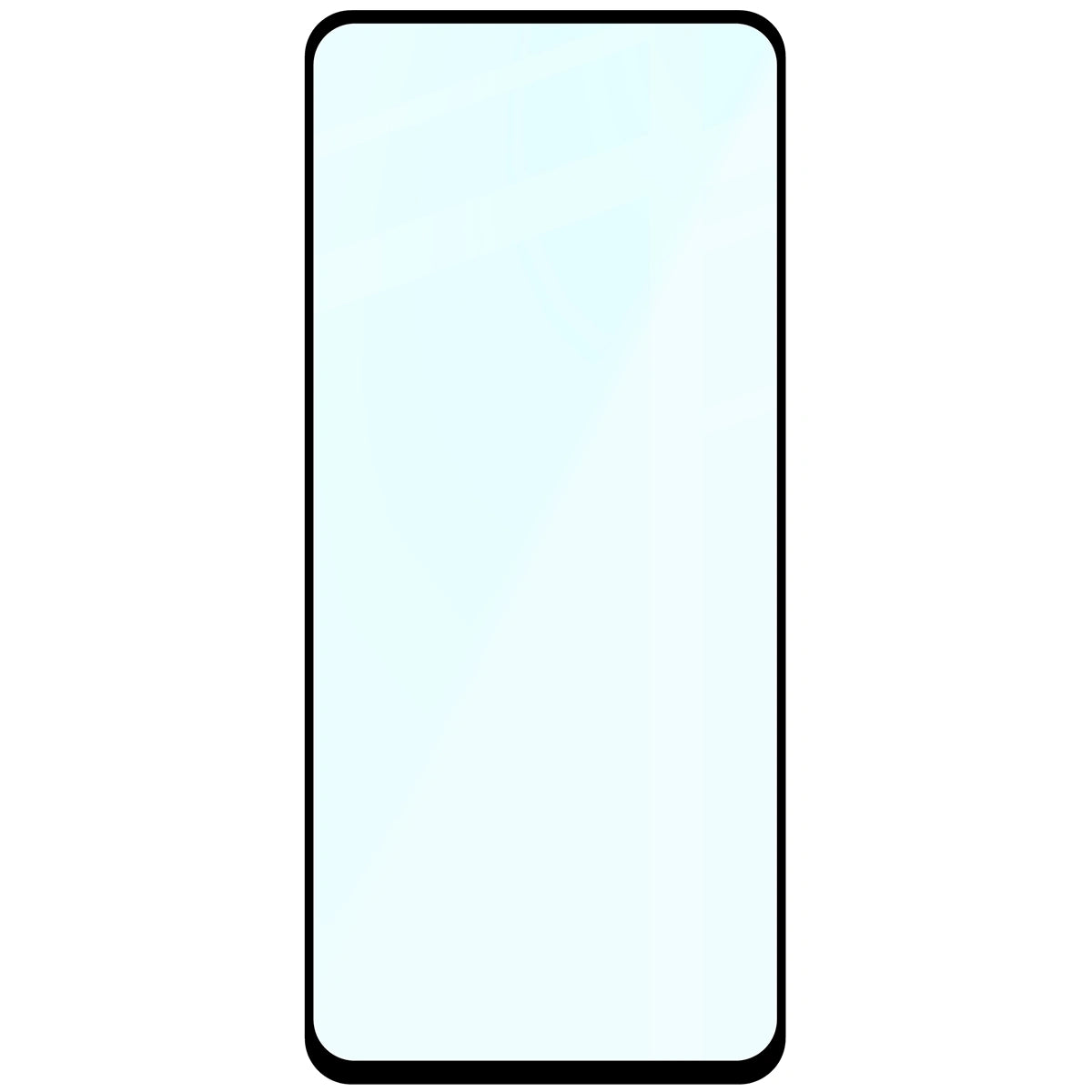 Gehärtetes Glas für Motorola Moto G56/G17/G17 Power/G15/G15 Power/G05/E15, Bizon Glass Edge, Schwarzer Rahmen