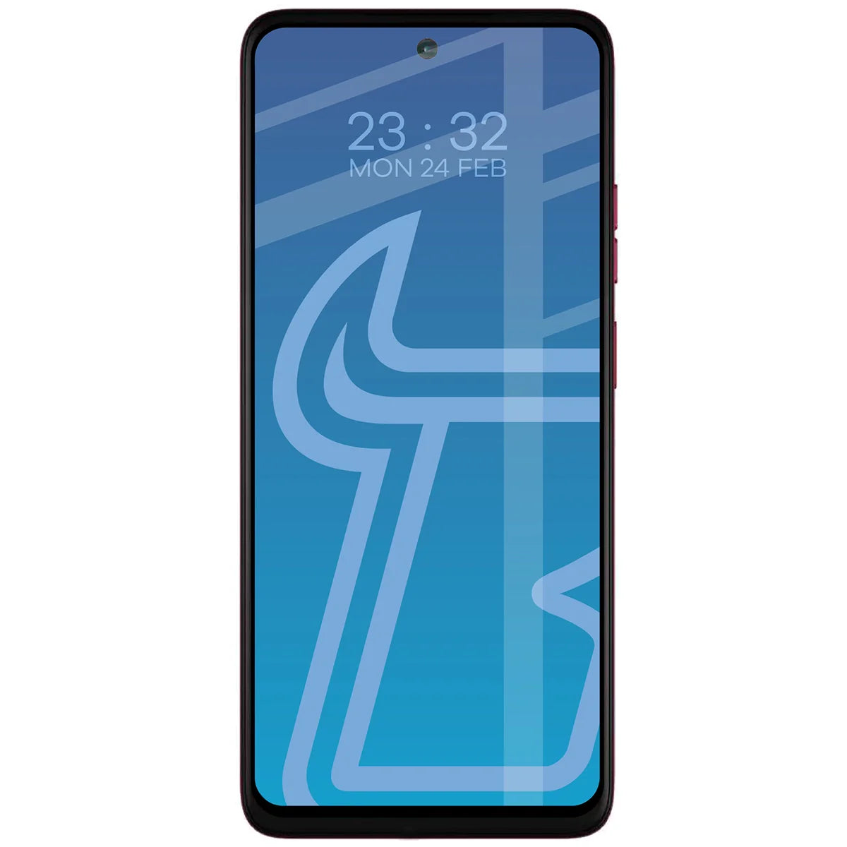 Gehärtetes Glas für Motorola Moto G57 Power / G67 Power, Bizon Glass Edge, Schwarzer Rahmen