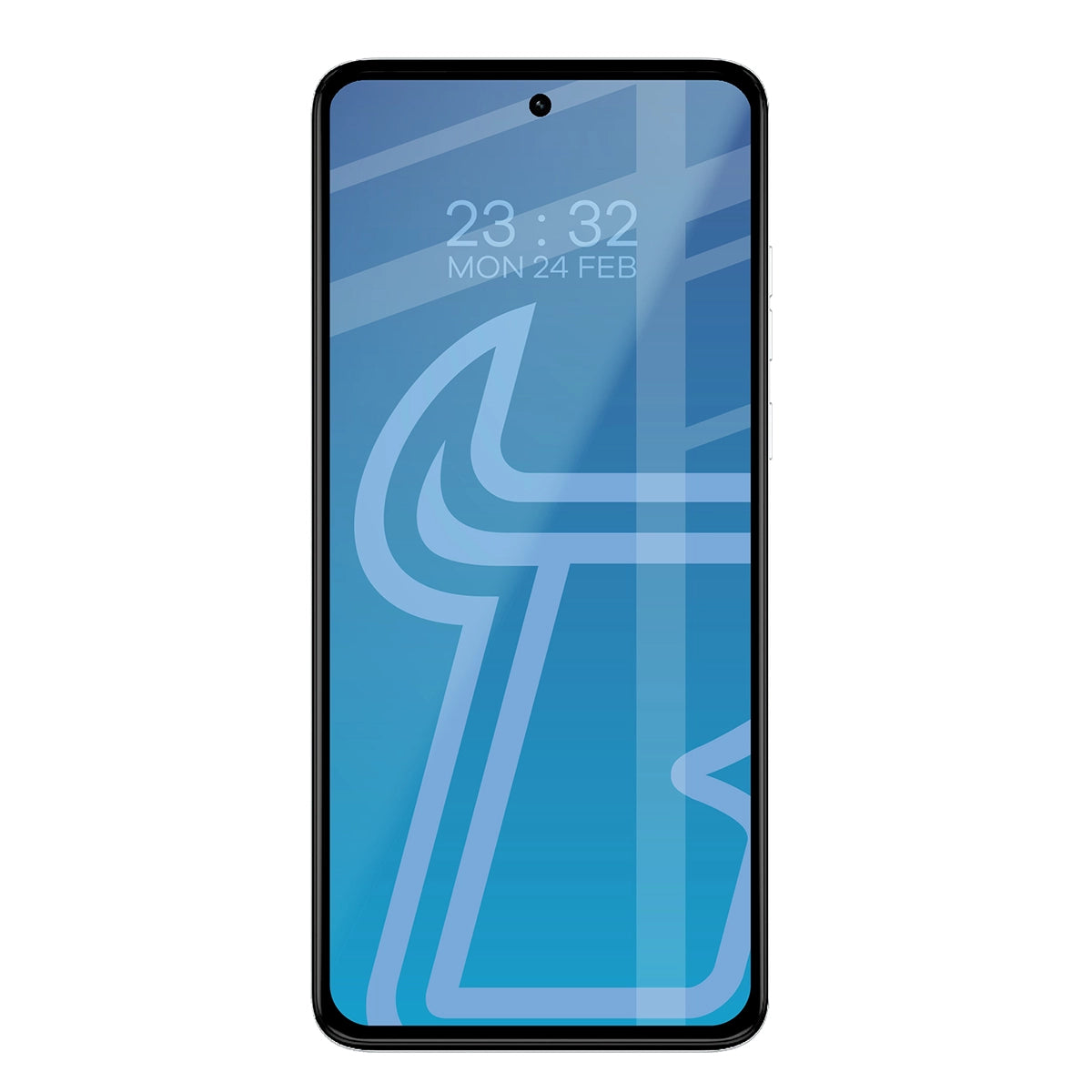 Gehärtetes Glas Bizon Glass Edge 2 für Motorola Moto G84, schwarz