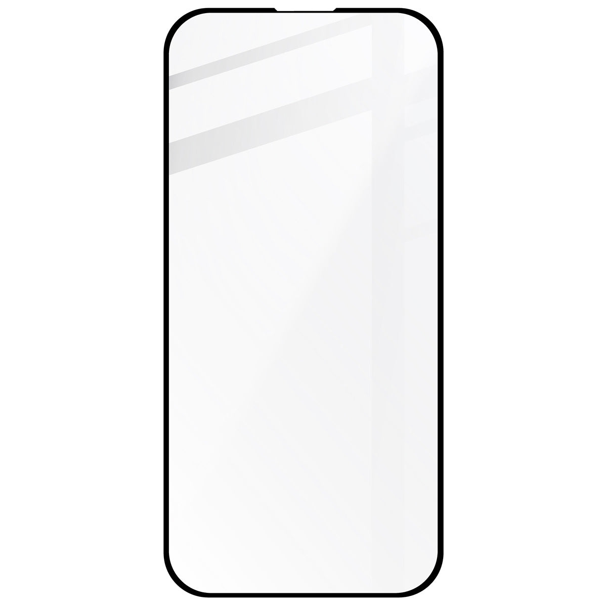 Gehärtetes Glas - 2 Stück + Kameraschutz für iPhone 16, Bizon Glass Edge 2 Pack, Schwarz