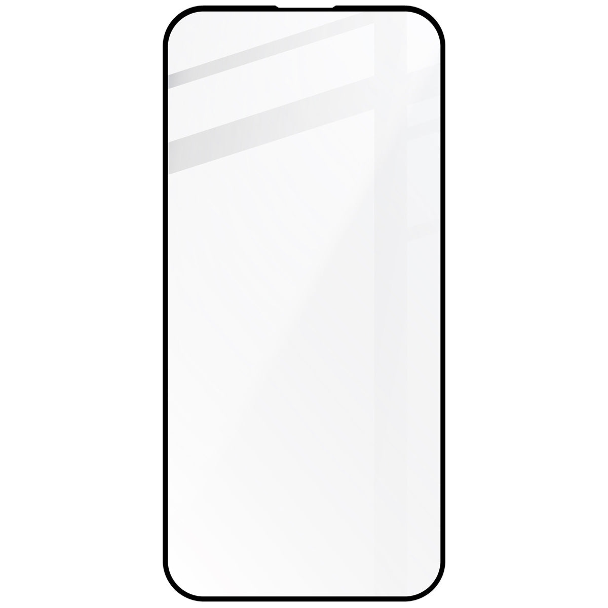 Gehärtetes Glas - 2 Stück + Kameraschutz für iPhone 16 Plus, Bizon Glass Edge 2 Pack, Schwarz