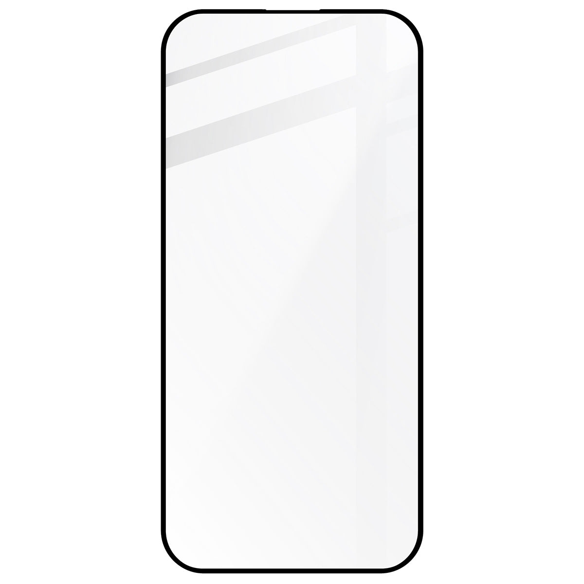 Gehärtetes Glas - 2 Stück + Kameraschutz für iPhone 16 Pro, Bizon Glass Edge Pack, Schwarz