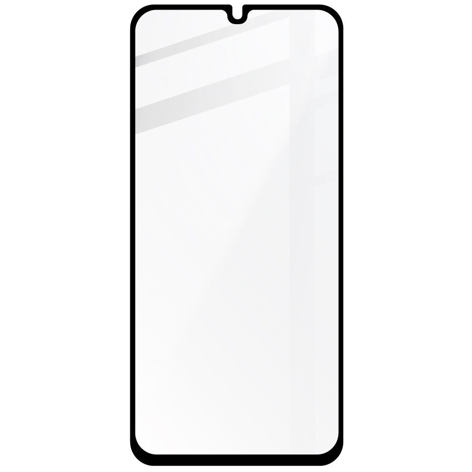 Gehärtetes Glas 2 Stück + Kameraschutz für Galaxy A15 4G/5G, Bizon Glass Edge 2 Pack, Schwarz
