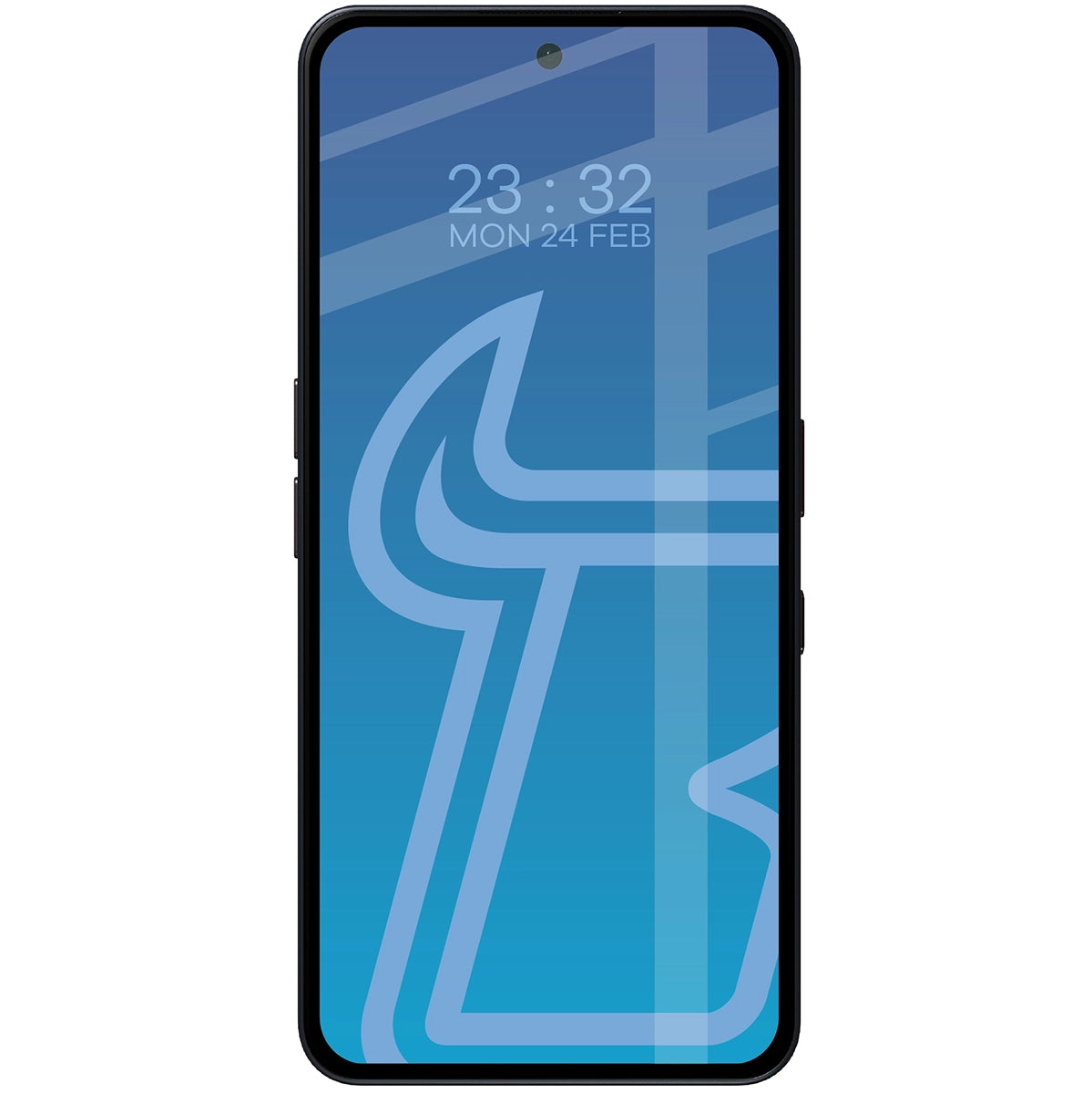 Gehärtetes Glas - 2 Stück + Kameraschutz für Nothing Phone (3a) Pro, Bizon Glass Edge Pack, Schwarz