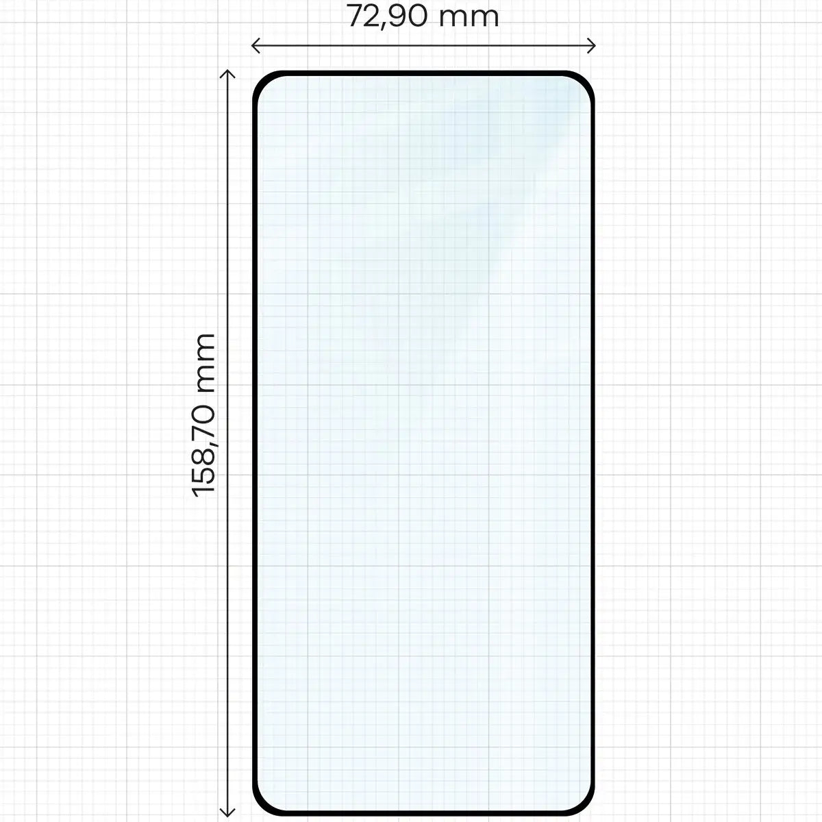 Gehärtetes Glas - 2 Stück + Kameraschutz für OnePlus 13R, Bizon Glass Edge Pack, Schwarz