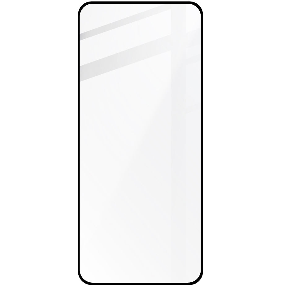 Gehärtetes Glas Bizon Glass Edge 2 Pack - 2 Stück + Kameraschutz für Oppo A78 4G, Schwarz
