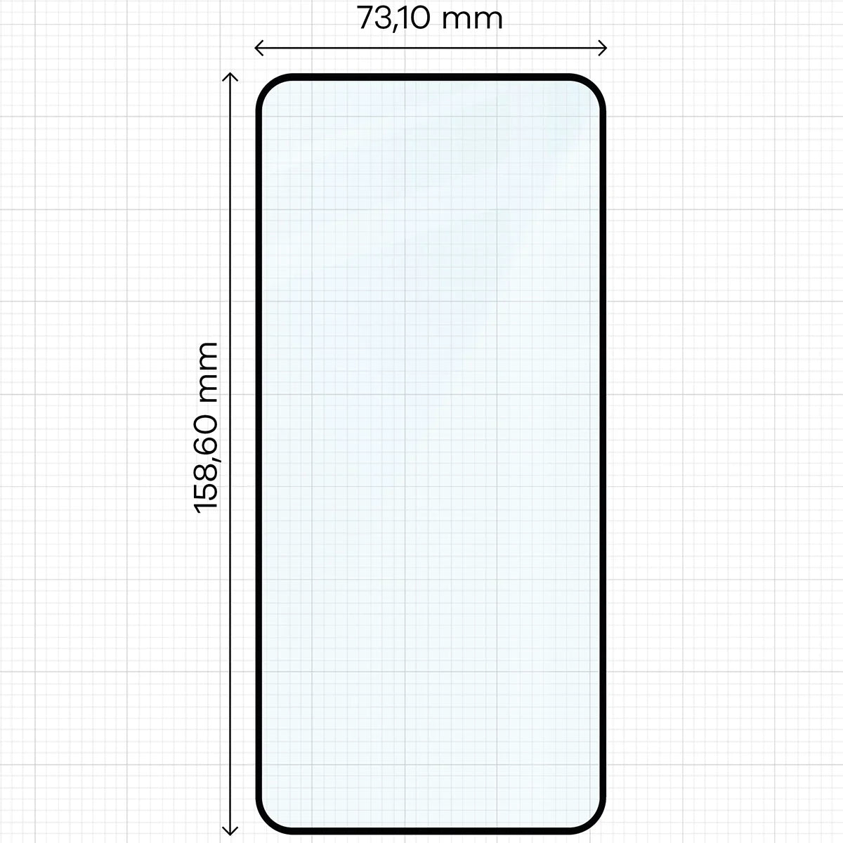 Gehärtetes Glas - 2 Stück + Kameraschutz für Oppo Reno13, Bizon Glass Edge 2 Pack, Schwarz