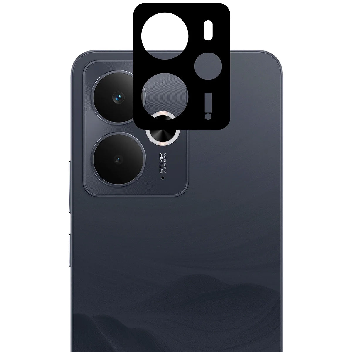 Gehärtetes Glas - 2 Stück + Kameraschutz für Realme 14 5G / 14T 5G, Bizon Glass Edge Pack, Schwarz