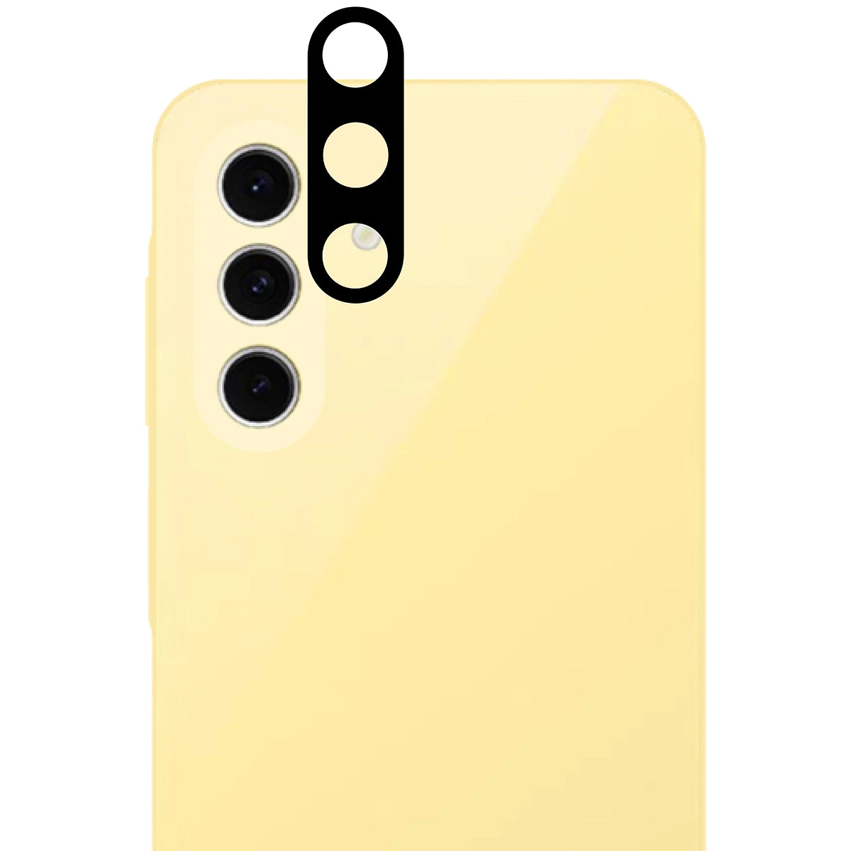 Gehärtetes Glas - 2 Stück + Kameraschutz für Galaxy A26 5G, Bizon Glass Edge Pack, Schwarz