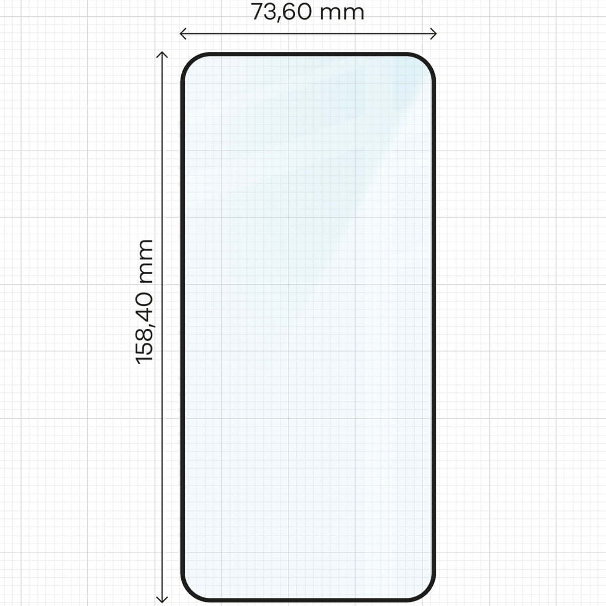 Gehärtetes Glas - 2 Stück + Kameraschutz für Galaxy A56 5G, Bizon Glass Edge 2 Pack, Schwarz