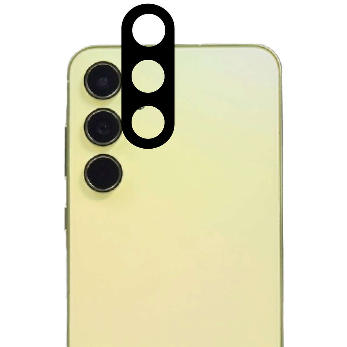 Gehärtetes Glas - 2 Stück + Kameraschutz für Galaxy A56 5G, Bizon Glass Edge 2 Pack, Schwarz