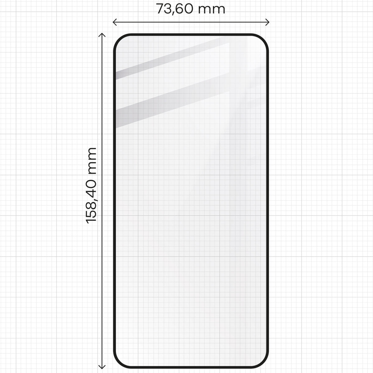 Gehärtetes Glas - 2 Stück + Kameraschutz für Galaxy S24 FE, Bizon Glass Edge 2 Pack, Schwarz