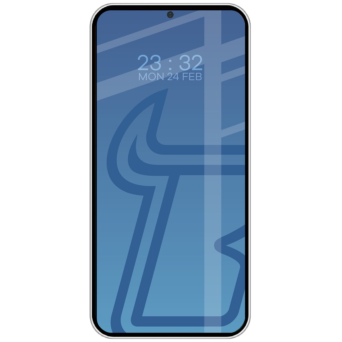 Gehärtetes Glas - 2 Stück + Kameraschutz für Galaxy S25, Bizon Glass Edge 2 Pack, Schwarz
