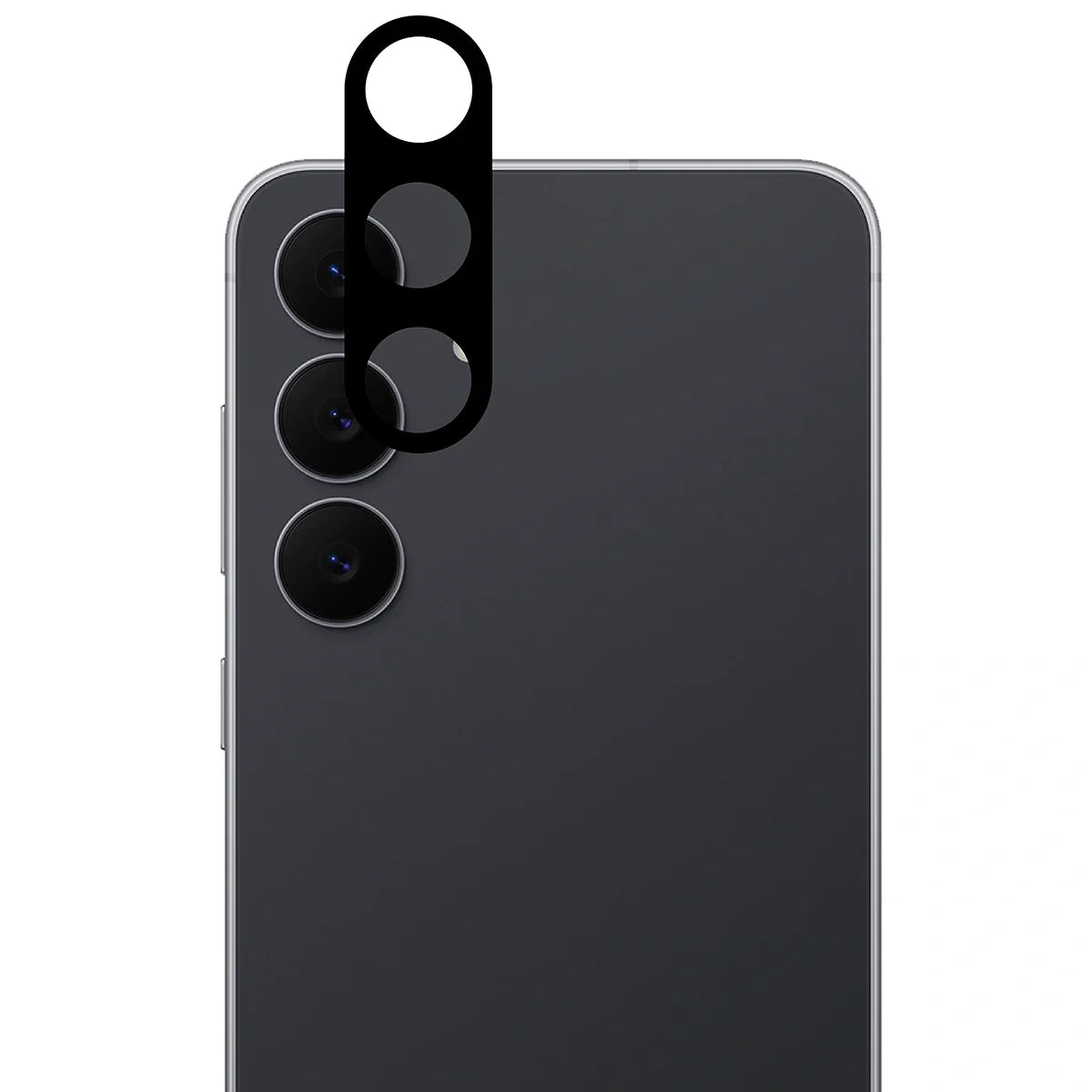 Gehärtetes Glas - 2 Stück + Kameraschutz für Galaxy S25 FE, Bizon Glass Edge Pack, Schwarz