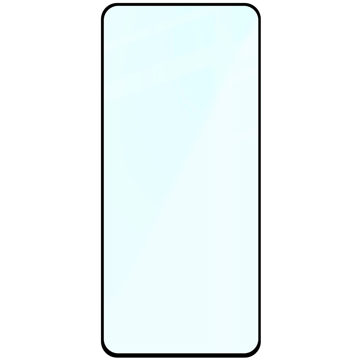 Gehärtetes Glas für Realme 14 5G/14T 5G, Bizon Glass Edge 2, Schwarzer Rahmen