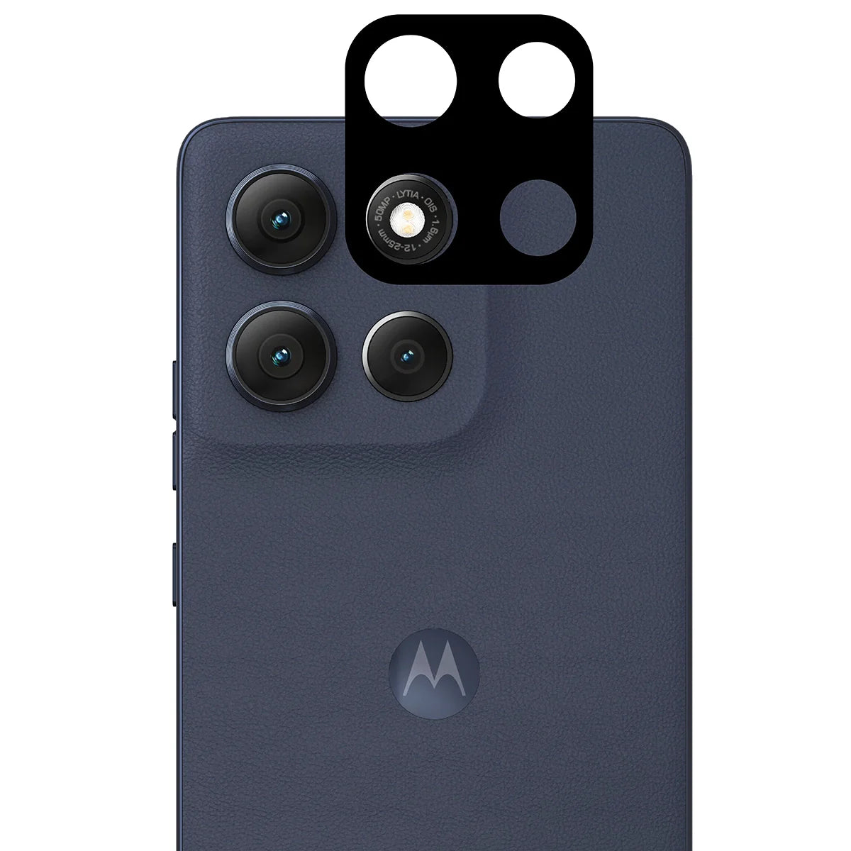 Gehärtetes Glas - 2 Stück + Kameraschutz für Motorola Moto G86 5G, Bizon Glass Edge Pack, Schwarz