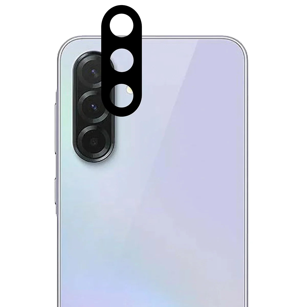 Gehärtetes Glas - 2 Stück + Kameraschutz für Galaxy A37 5G, Bizon Glass Edge Pack, Schwarz