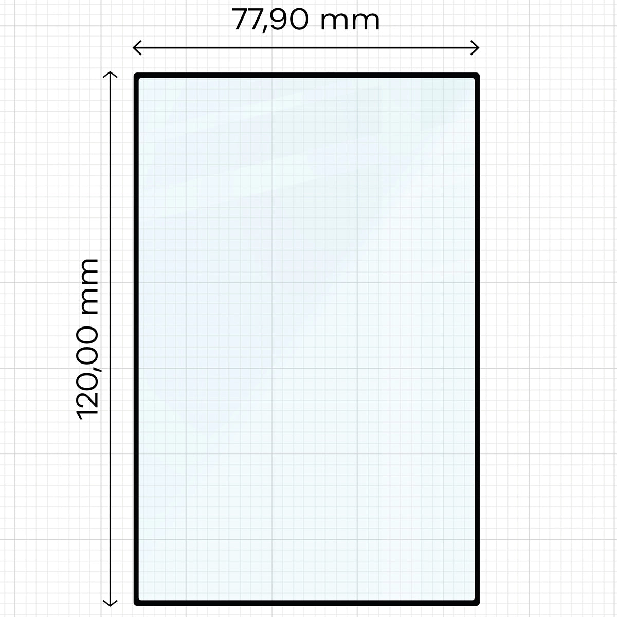 Gehärtetes Glas - 2 Stück + Kameraschutz für Galaxy Z Fold8, Bizon Glass Edge Pack, Schwarz