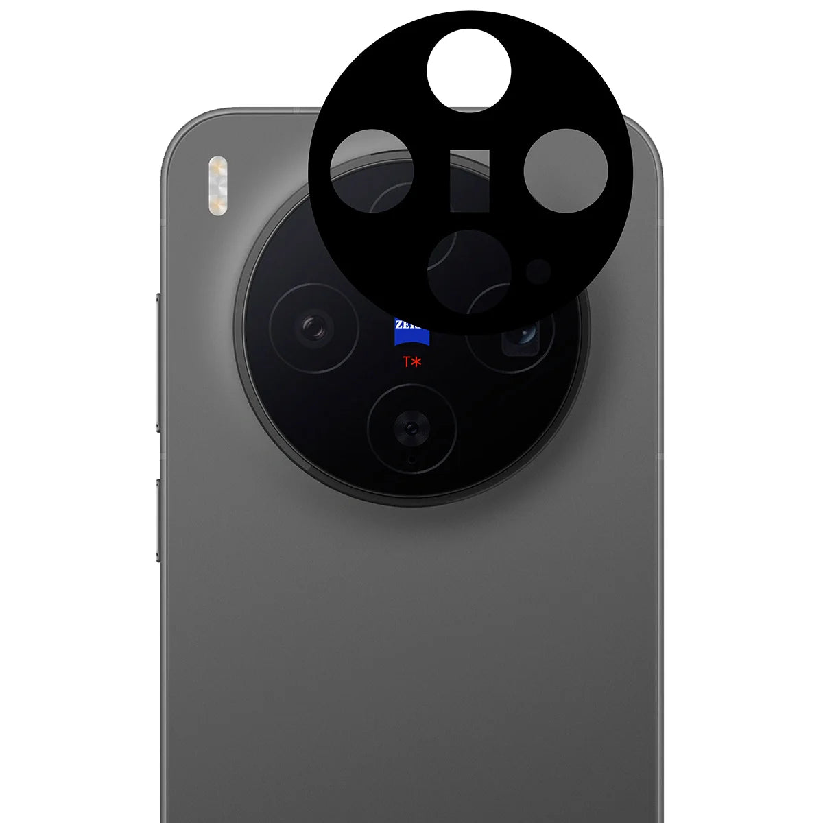 Gehärtetes Glas - 2 Stück + Kameraschutz für Vivo X300, Bizon Glass Edge Pack, Schwarz