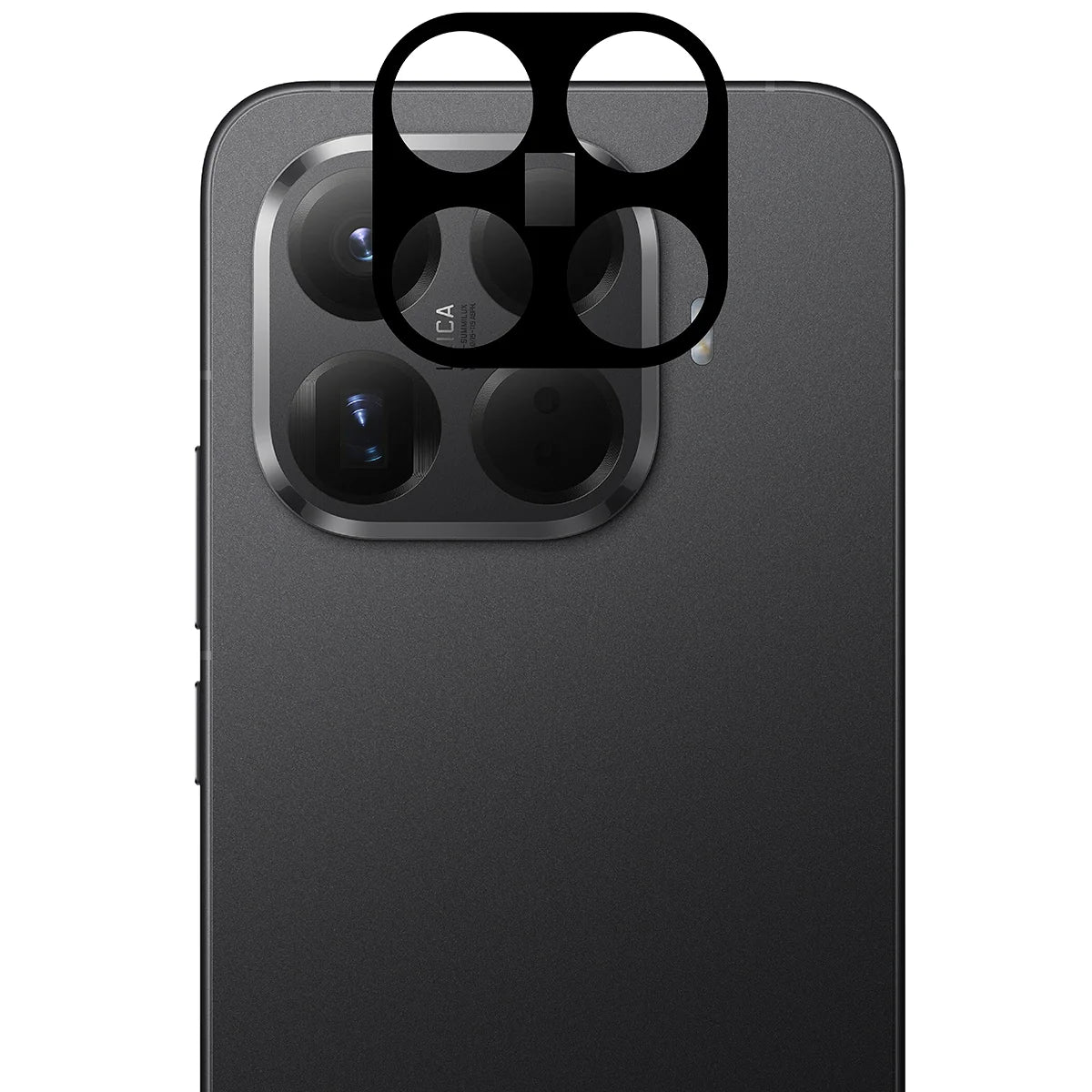 Gehärtetes Glas - 2 Stück + Kameraschutz für Xiaomi 15T Pro, Bizon Glass Edge Pack, Schwarz