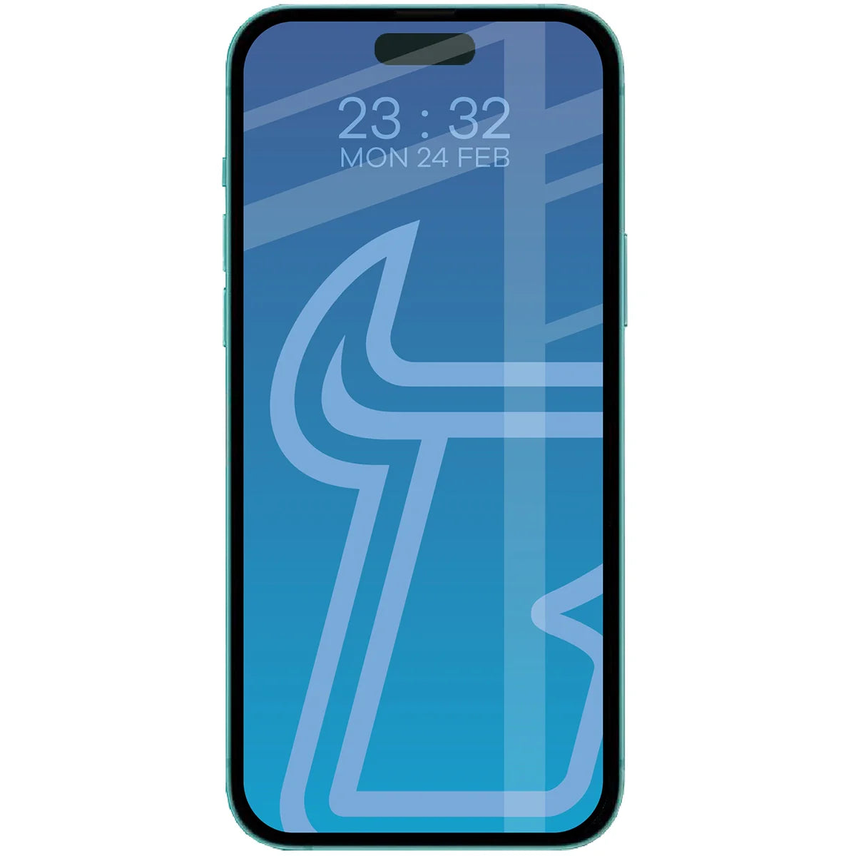 Gehärtetes Glas für iPhone 15 Pro Max, Bizon Glass Edge Duo, Schwarzer Rahmen, 2 Stück