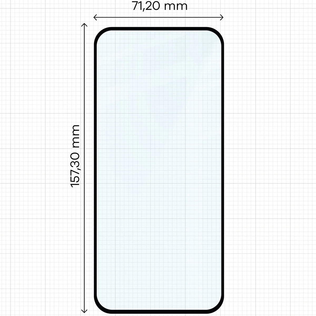 Gehärtetes Glas für Honor 400 Lite, Bizon Glass Edge Duo, Schwarzer Rahmen, 2 Stück