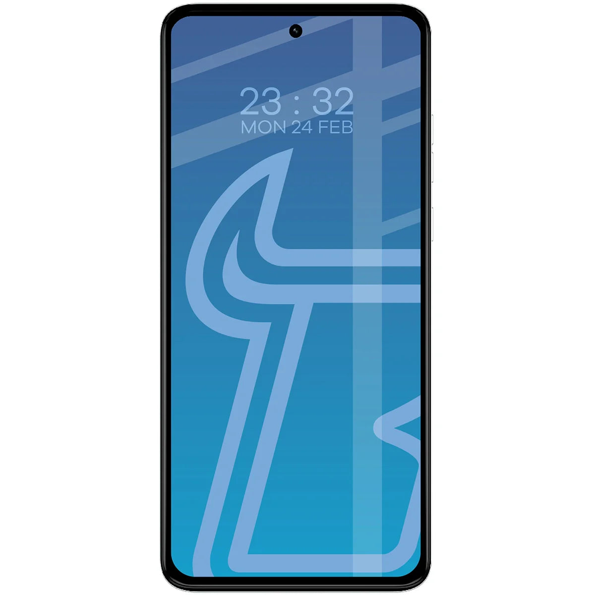 Gehärtetes Glas für Motorola Moto G84 5G, Bizon Glass Edge Duo, Schwarzer Rahmen, 2 Stück