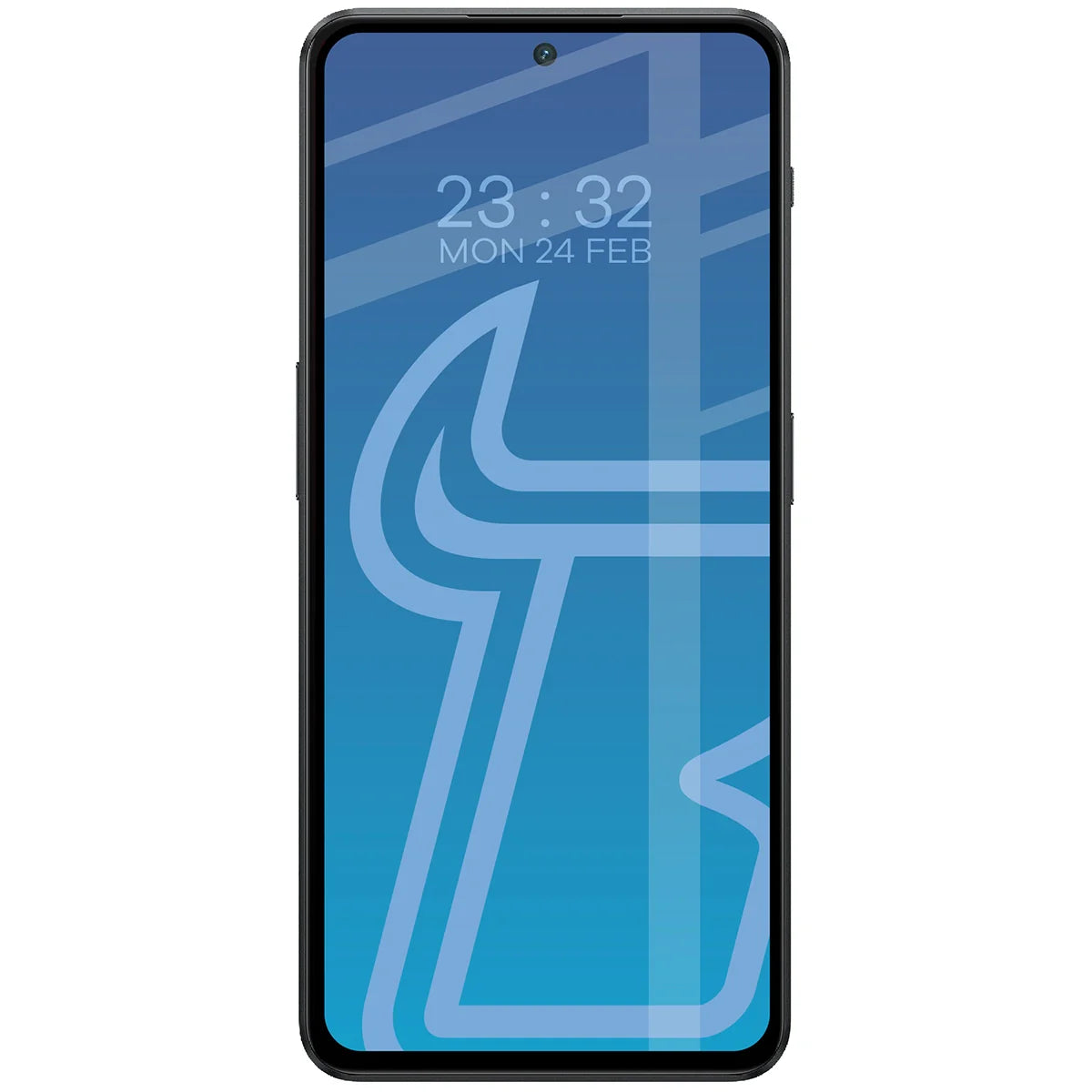 Gehärtetes Glas für OnePlus Nord 3, Bizon Glass Edge Duo, Schwarzer Rahmen, 2 Stück