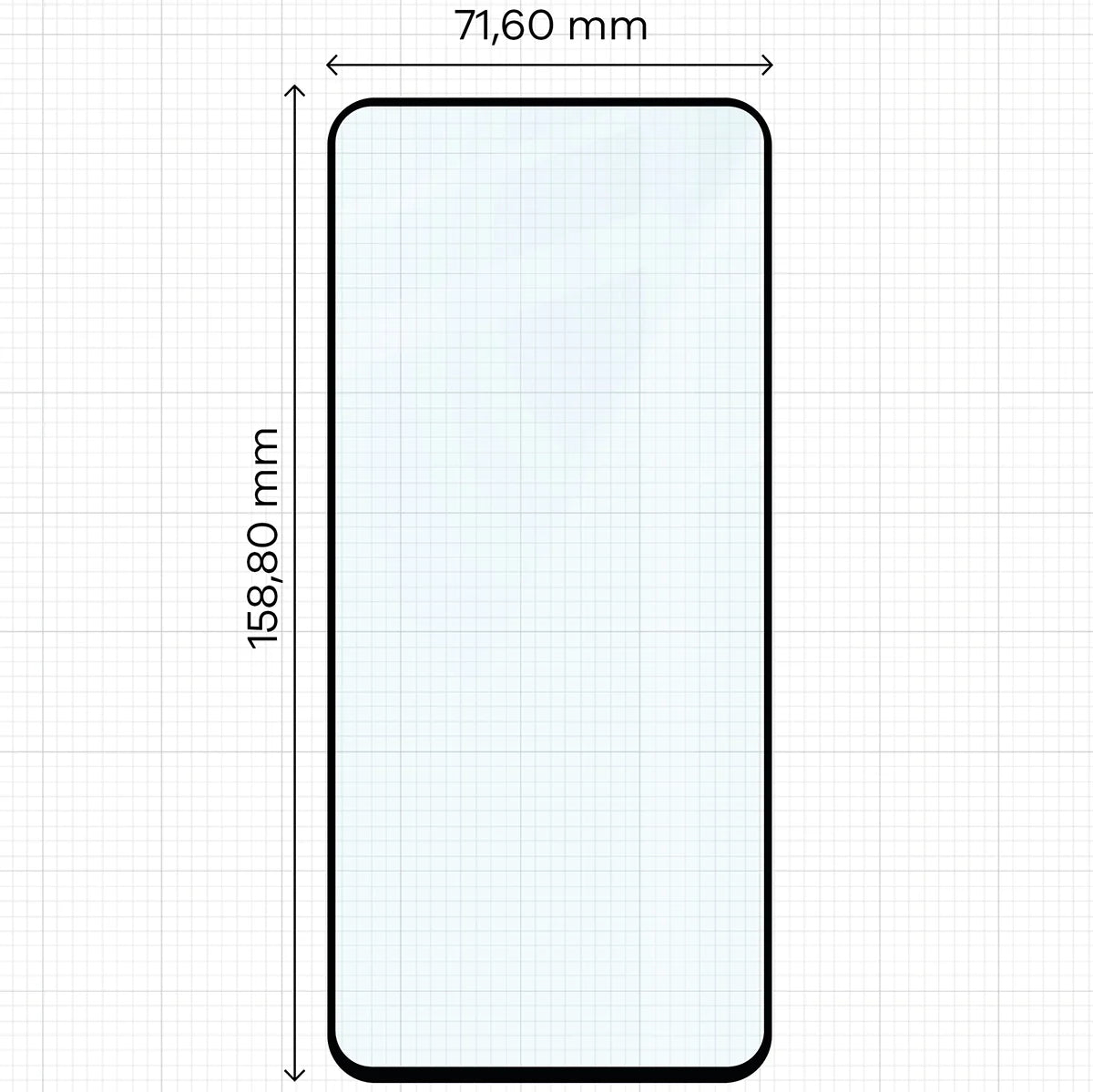 Gehärtetes Glas für OnePlus Nord 4, Bizon Glass Edge Duo, Schwarzer Rahmen, 2 Stück