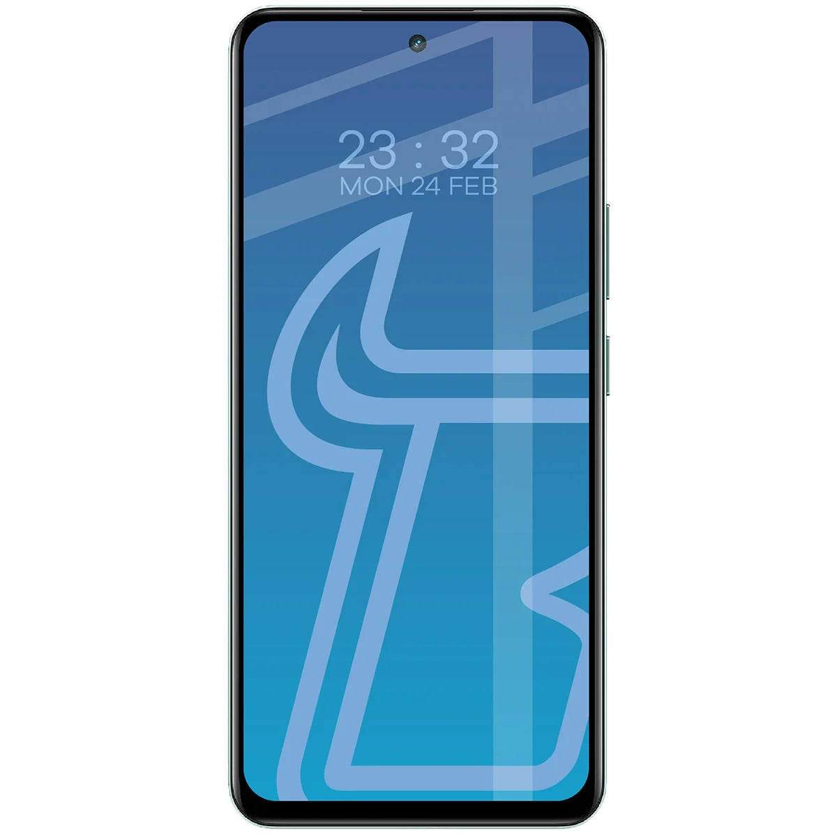 Gehärtetes Glas für Realme 12 Plus, Bizon Glass Edge Duo, Schwarzer Rahmen, 2 Stück