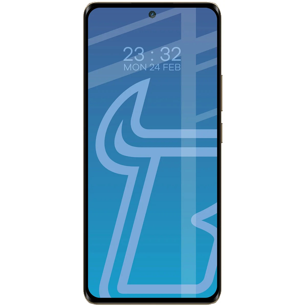 Gehärtetes Glas für Realme 14 5G / 14T 5G, Bizon Glass Edge Duo, Schwarzer Rahmen, 2 Stück