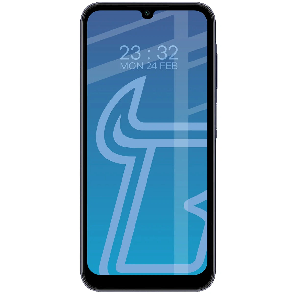 Gehärtetes Glas für Galaxy A15 4G/5G / A25 5G / M15 5G, Bizon Glass Edge Duo, Schwarzer Rahmen, 2 Stück