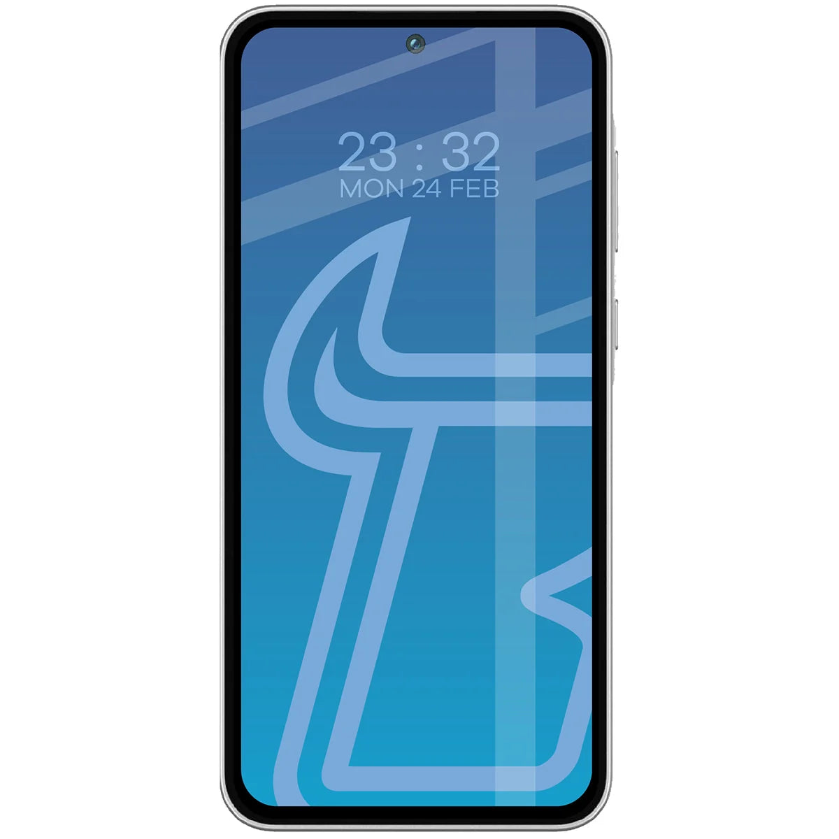 Gehärtetes Glas für Galaxy M35 5G / A35 5G / A55 5G, Bizon Glass Edge Duo, Schwarzer Rahmen, 2 Stück