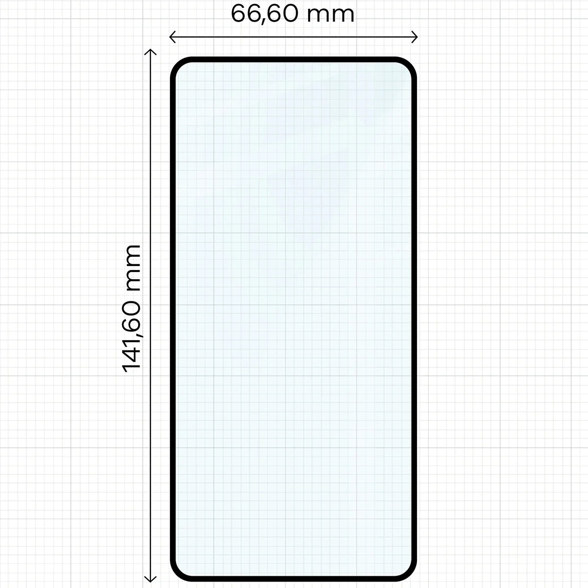 Gehärtetes Glas für Galaxy S22, Bizon Glass Edge Duo, Schwarzer Rahmen, 2 Stück