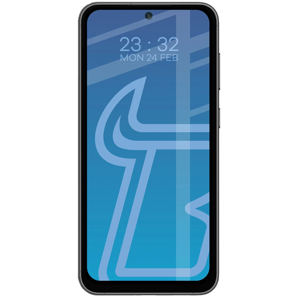 Gehärtetes Glas für Galaxy S23 FE, Bizon Glass Edge Duo, Schwarzer Rahmen, 2 Stück