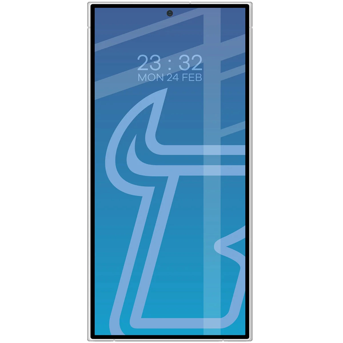 Gehärtetes Glas für Galaxy S24 Ultra, Bizon Glass Edge Duo, Schwarzer Rahmen, 2 Stück