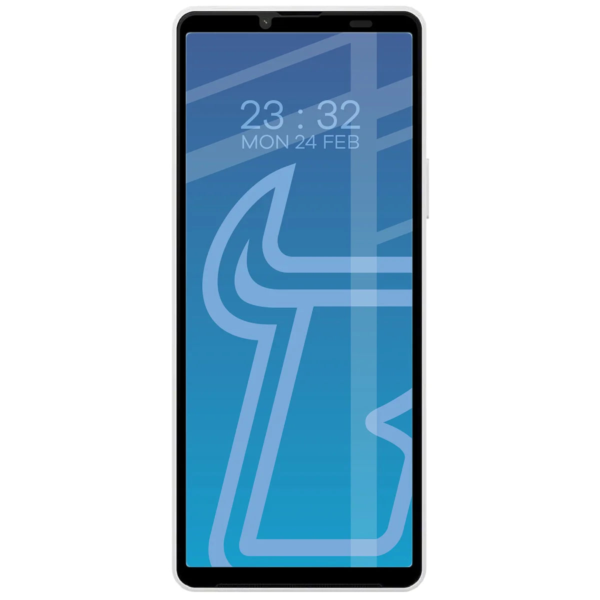Gehärtetes Glas für Sony Xperia 10 VI, Bizon Glass Edge Duo, Schwarzer Rahmen, 2 Stück