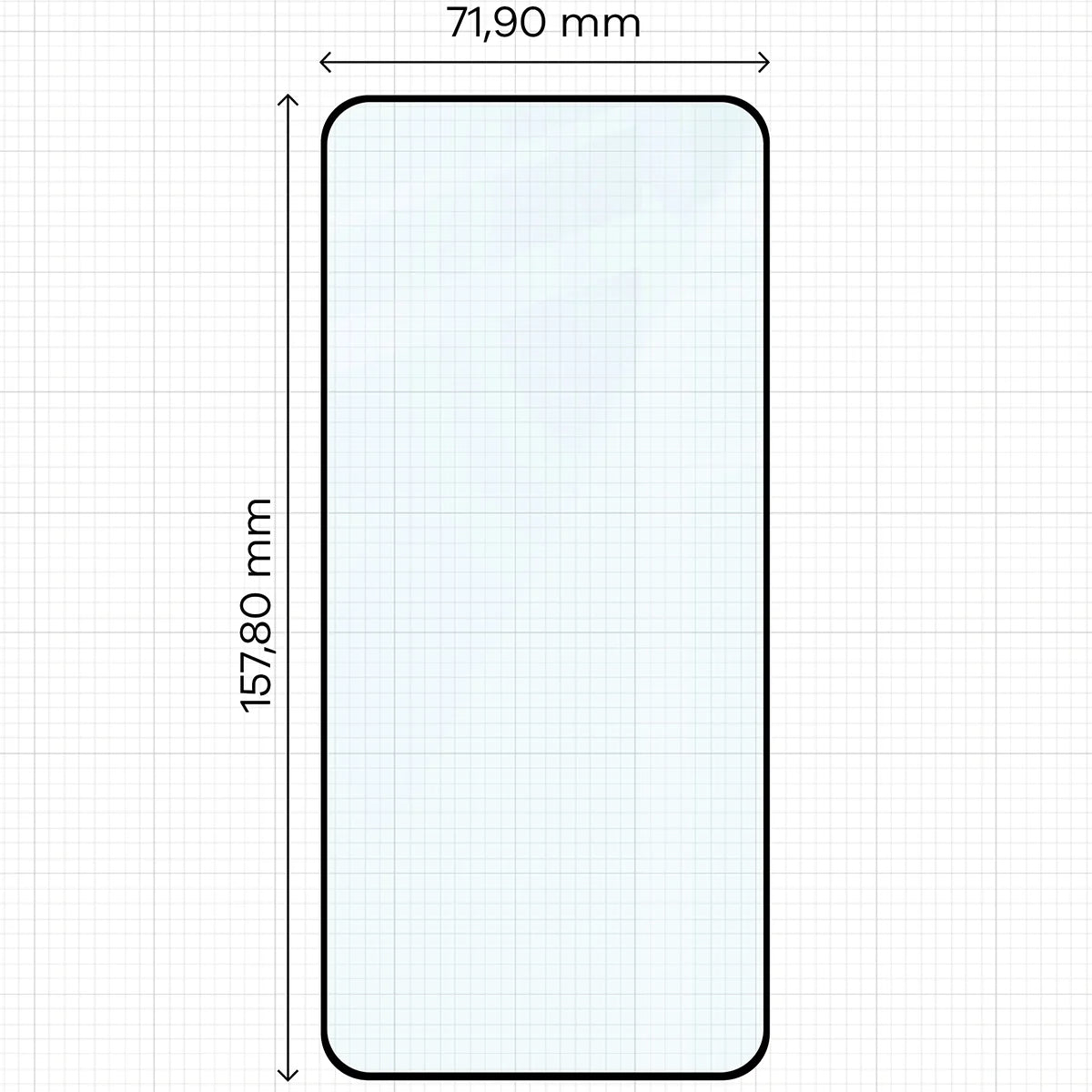Gehärtetes Glas für Xiaomi 12T / 12T Pro, Bizon Glass Edge Duo, Schwarzer Rahmen, 2 Stück