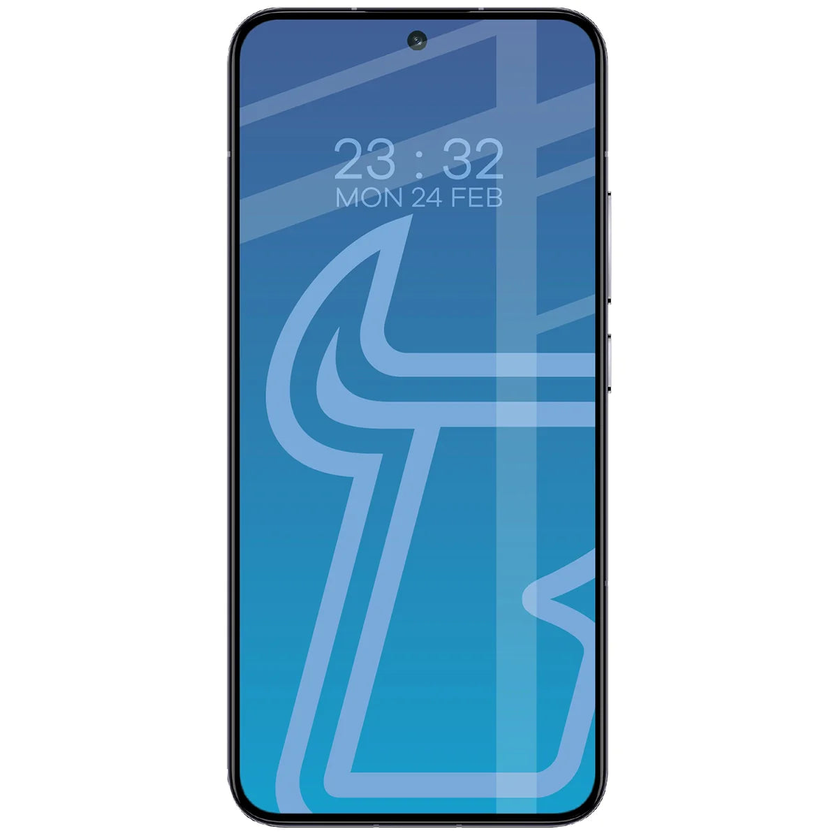 Gehärtetes Glas für Xiaomi 13, Bizon Glass Edge Duo, Schwarzer Rahmen, 2 Stück