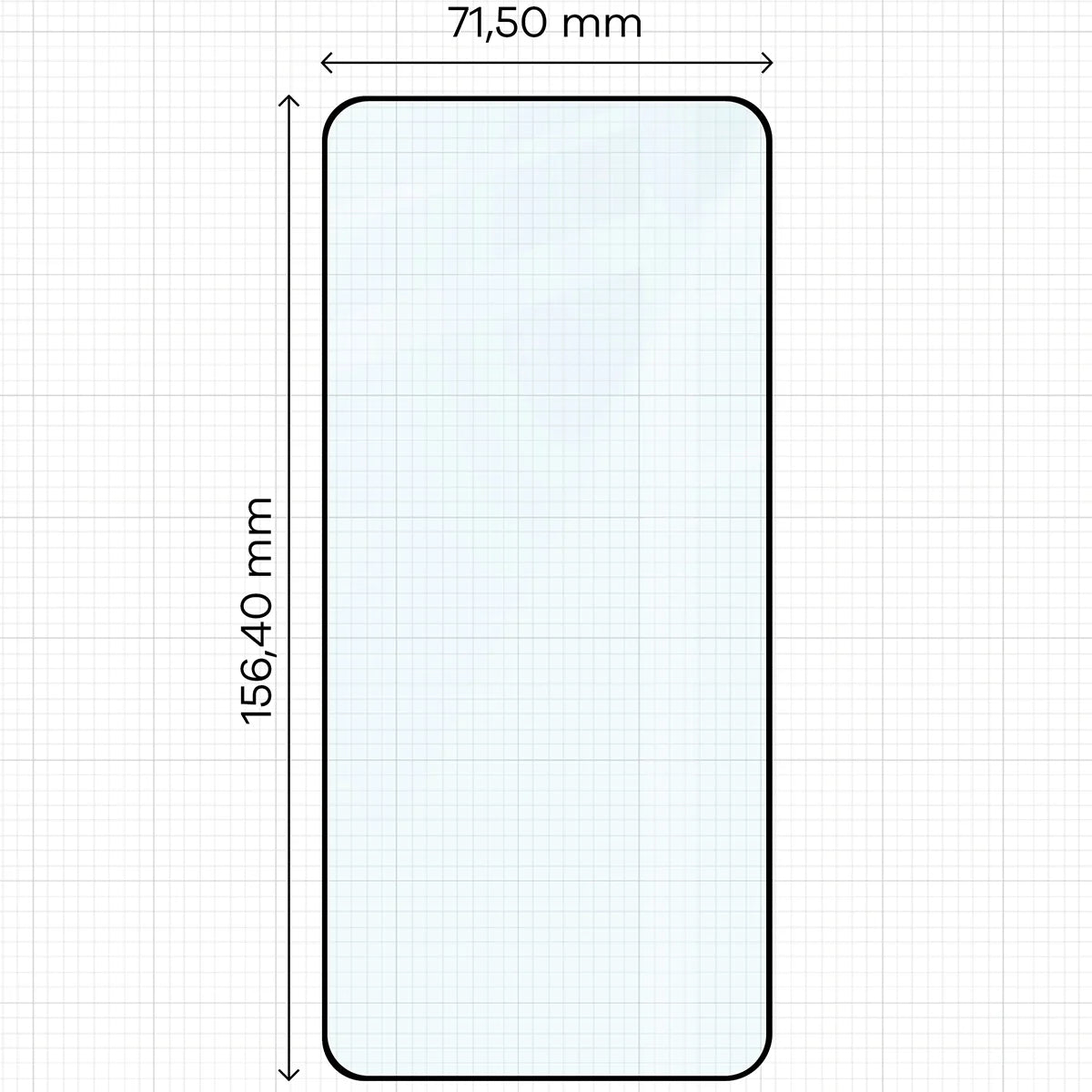 Gehärtetes Glas für Xiaomi 14T, Bizon Glass Edge Duo, Schwarzer Rahmen, 2 Stück