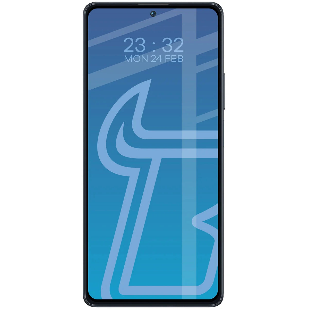 Gehärtetes Glas für Xiaomi POCO F5, Bizon Glass Edge Duo, Schwarzer Rahmen, 2 Stück