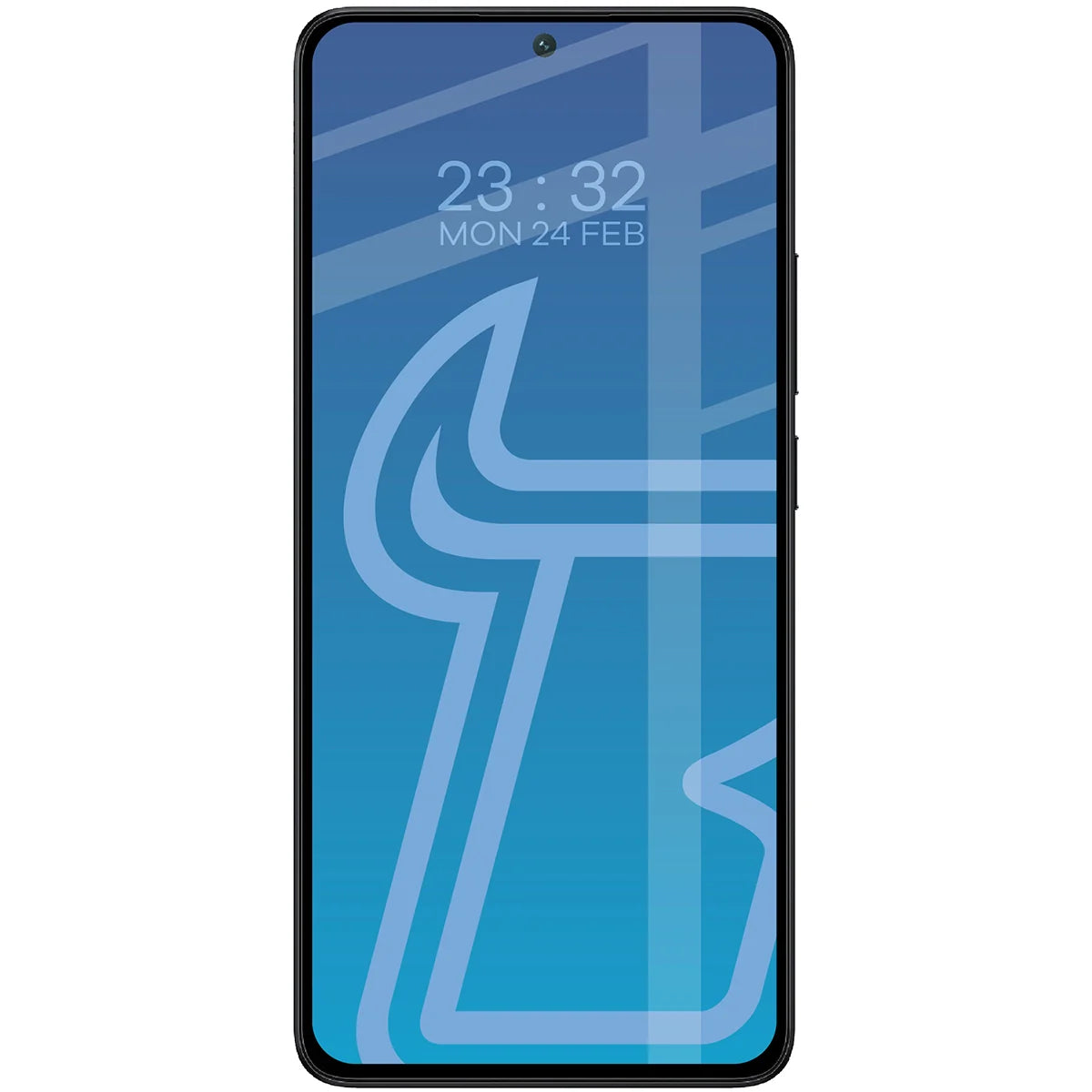 Gehärtetes Glas für Xiaomi POCO X6 Pro / X7 Pro, Bizon Glass Edge Duo, Schwarzer Rahmen, 2 Stück