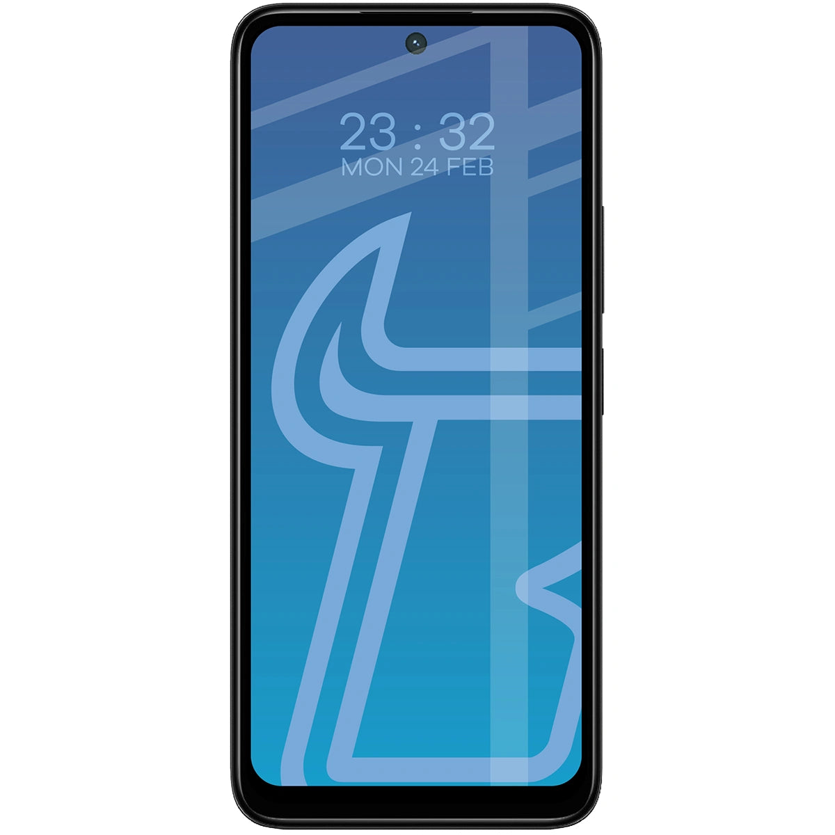 Gehärtetes Glas für Xiaomi Redmi 13 4G, Bizon Glass Edge Duo, Schwarzer Rahmen, 2 Stück