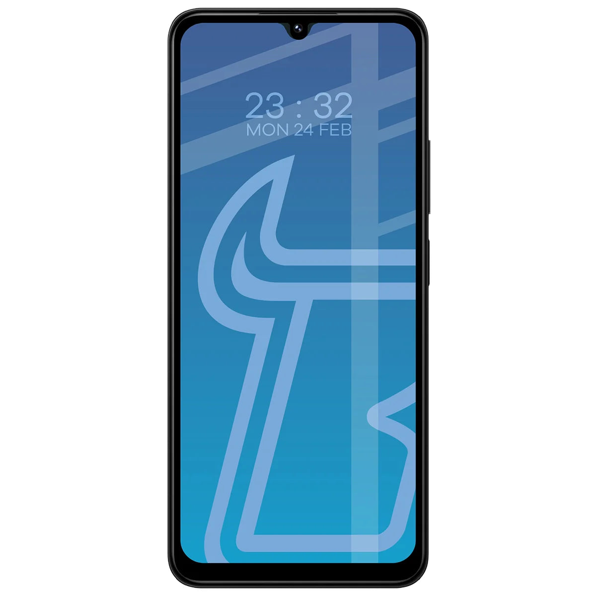 Gehärtetes Glas für Xiaomi Redmi 14C 4G / POCO C75, Bizon Glass Edge Duo, Schwarzer Rahmen, 2 Stück