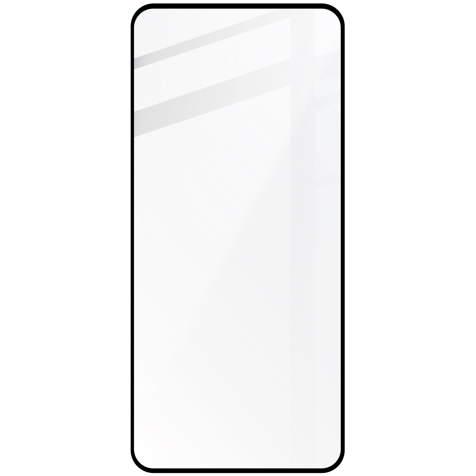 Gehärtetes Glas für OnePlus 12R / Honor Magic6 Lite, Bizon Glass Edge 3D, Schwarz