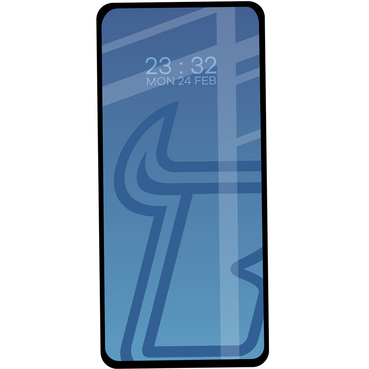 Gehärtetes Glas für Oppo Find X8 Pro, Bizon Glass Edge 3D, Schwarzer Rahmen