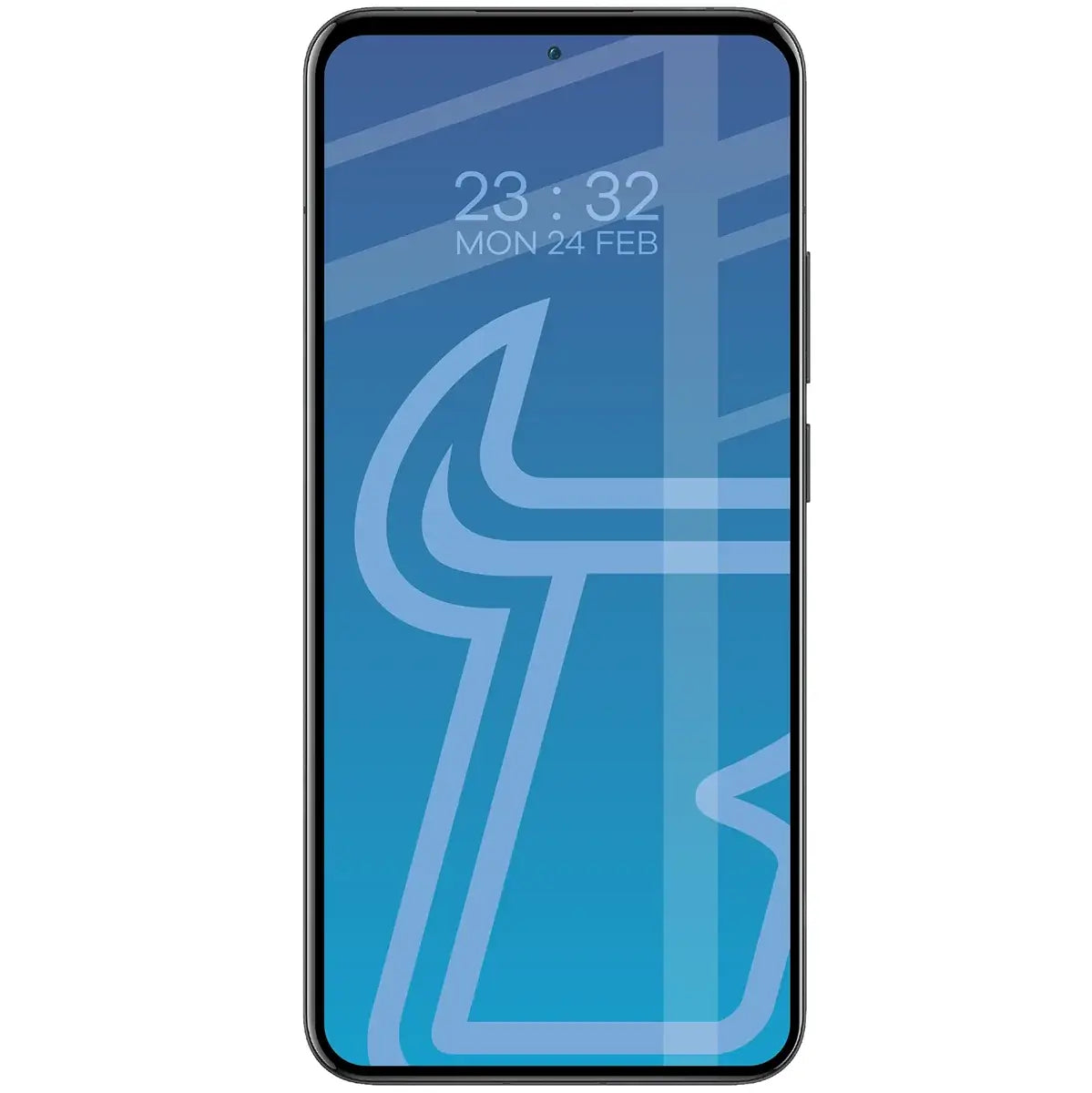 Gehärtetes Glas für Oppo Reno13 Pro, Bizon Glass Edge 3D, Schwarzer Rahmen