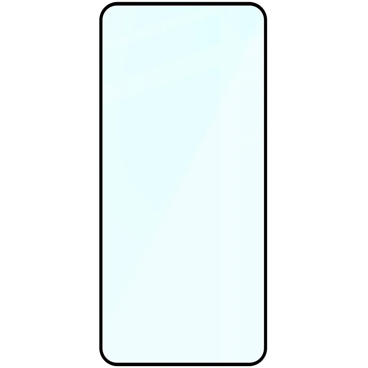 Gehärtetes Glas für Oppo Reno13 Pro, Bizon Glass Edge 3D, Schwarzer Rahmen