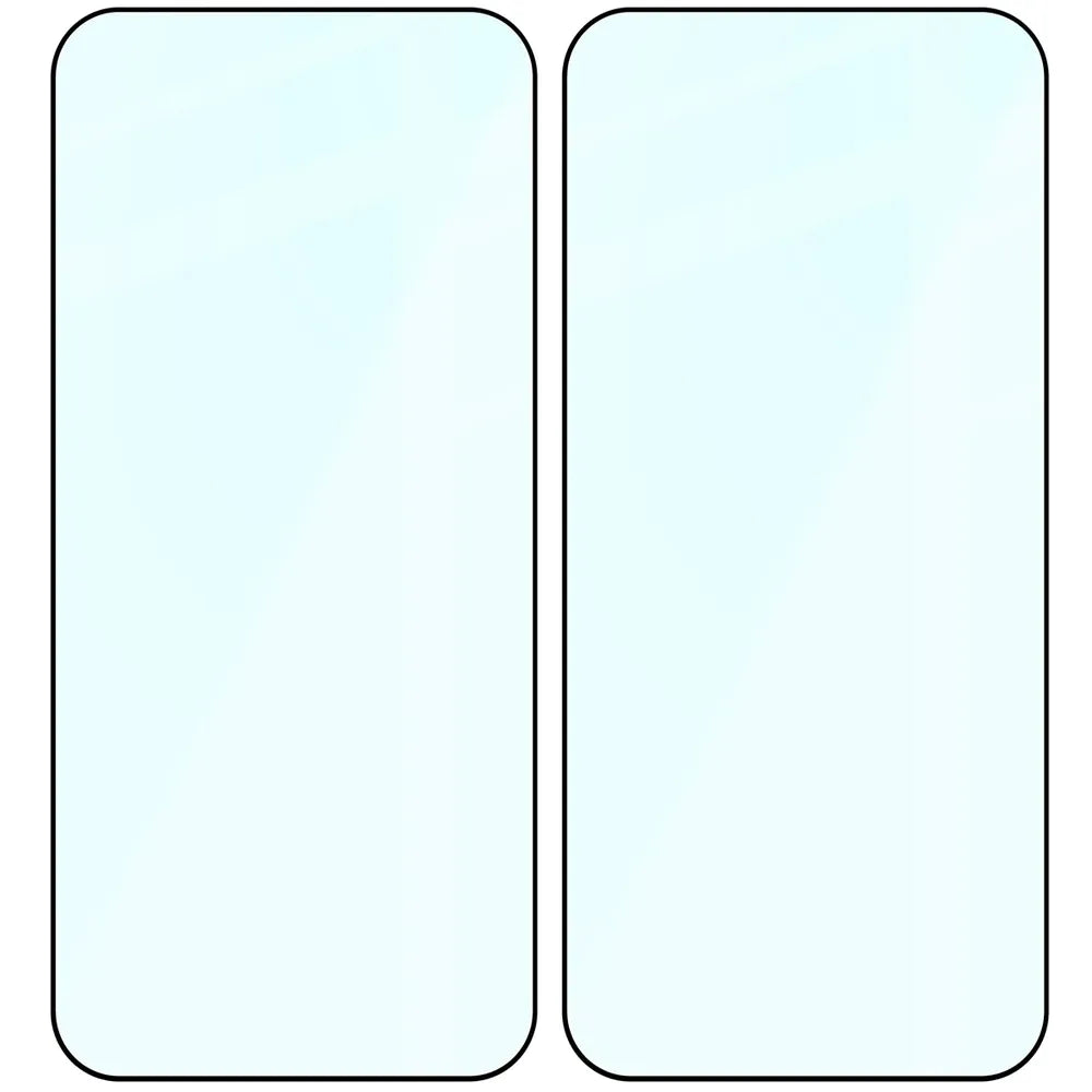 Gehärtetes Glas für OPPO Find X10, Bizon Glass Edge Duo, Schwarzer Rahmen, 2 Stück (4/4)